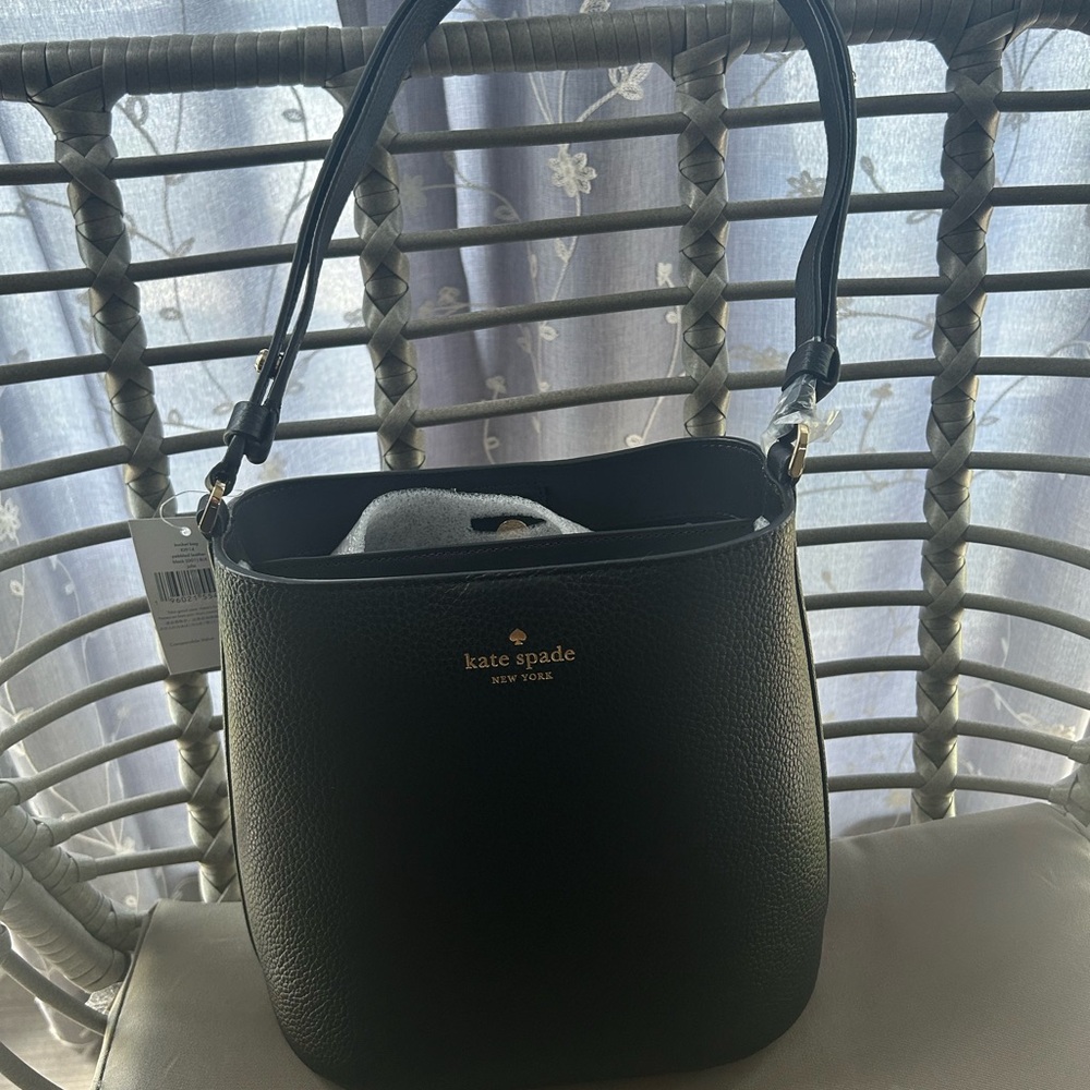 Kate Spade Black Leather Shoulder Bag